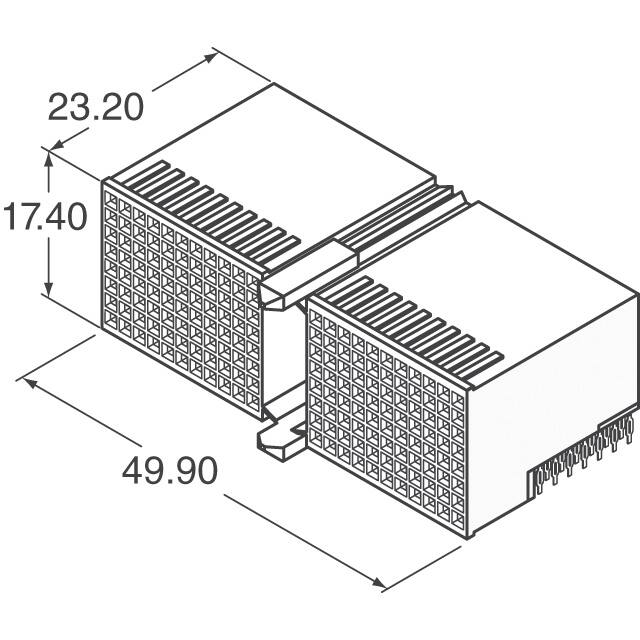 HM2R87PA810FN9LF Amphenol ICC (FCI)  Standard metrico rigido